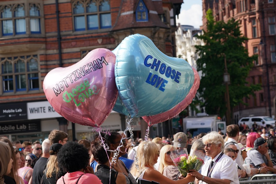 Nottingham has come together to remember the three who sadly died
