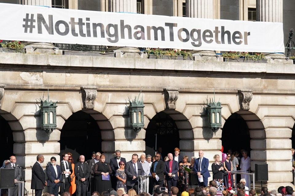 The tragedy has brought Nottingham to a standstill