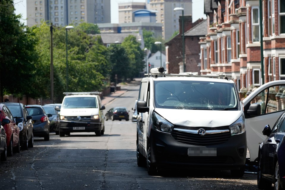 The attacker stabbed a man in his 50s to death and stole his van