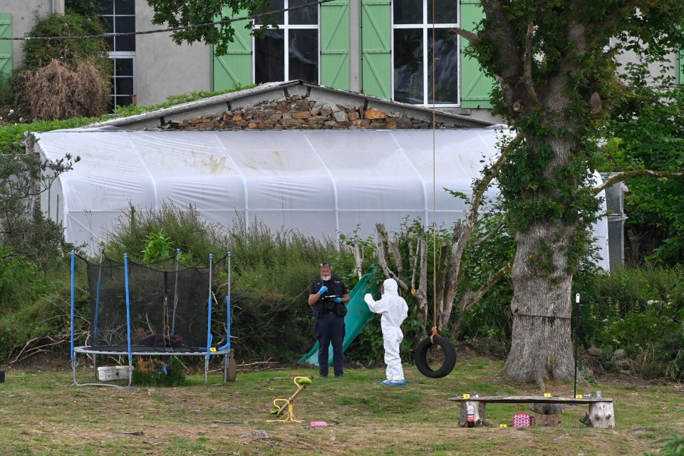 She was playing on the swings when she was shot