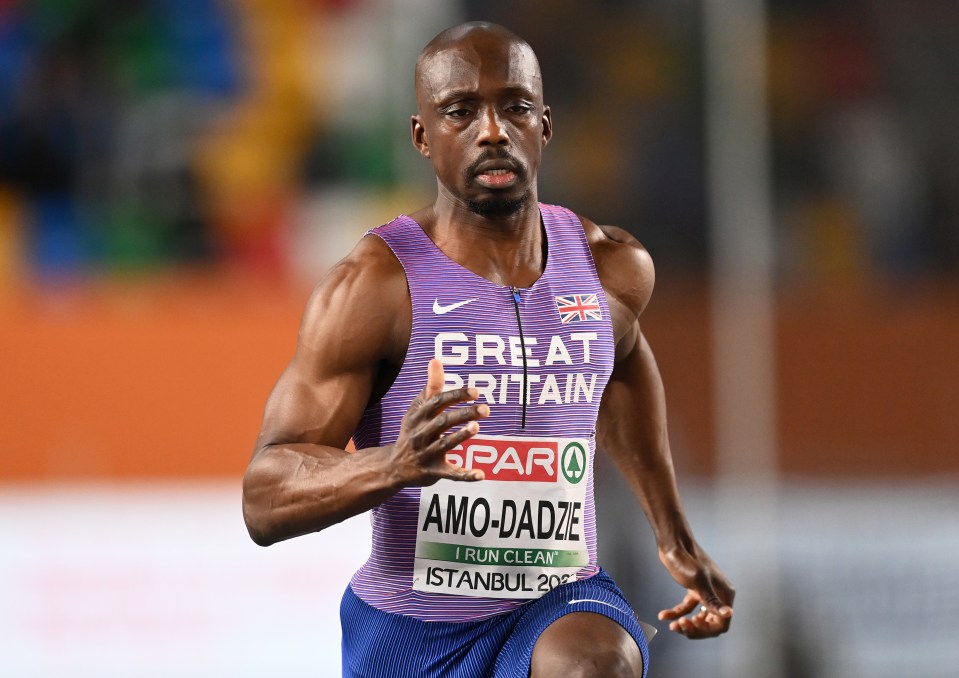 Eugene Amo-Dadzie didn't start competing until five years ago but has already become the fourth-fastest British sprinter in history
