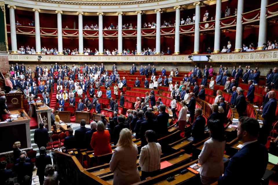 France's National Assembly observed a minute of silence following the attack