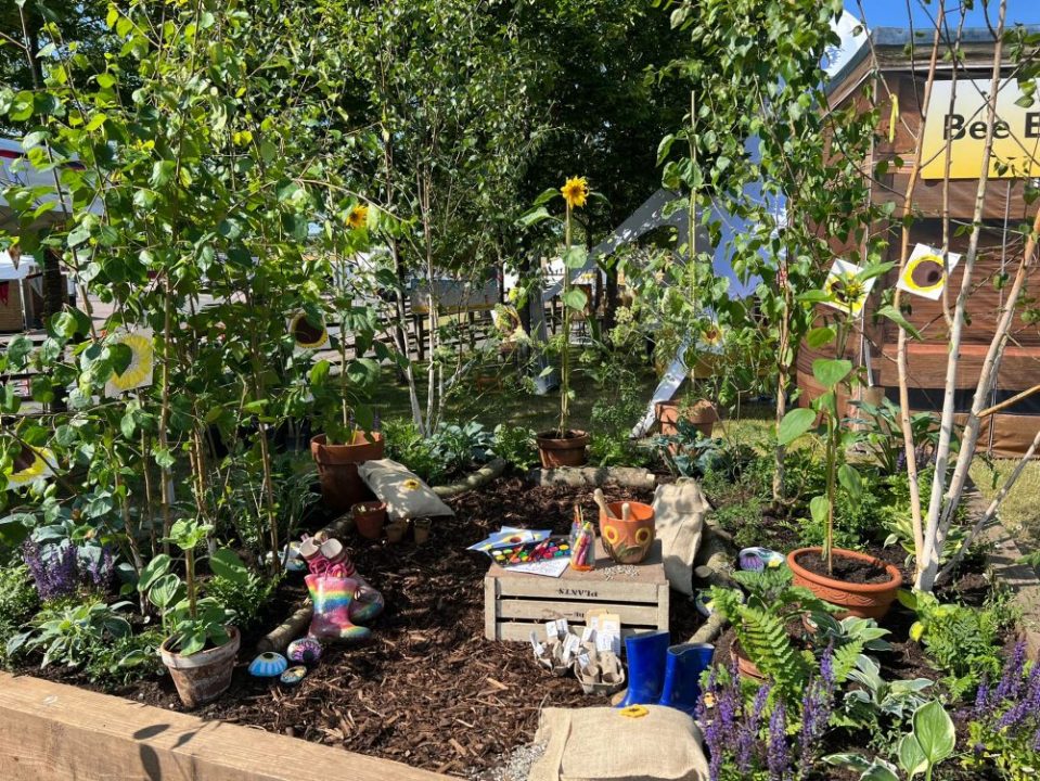 The garden was recognised by judges and awarded a top prize
