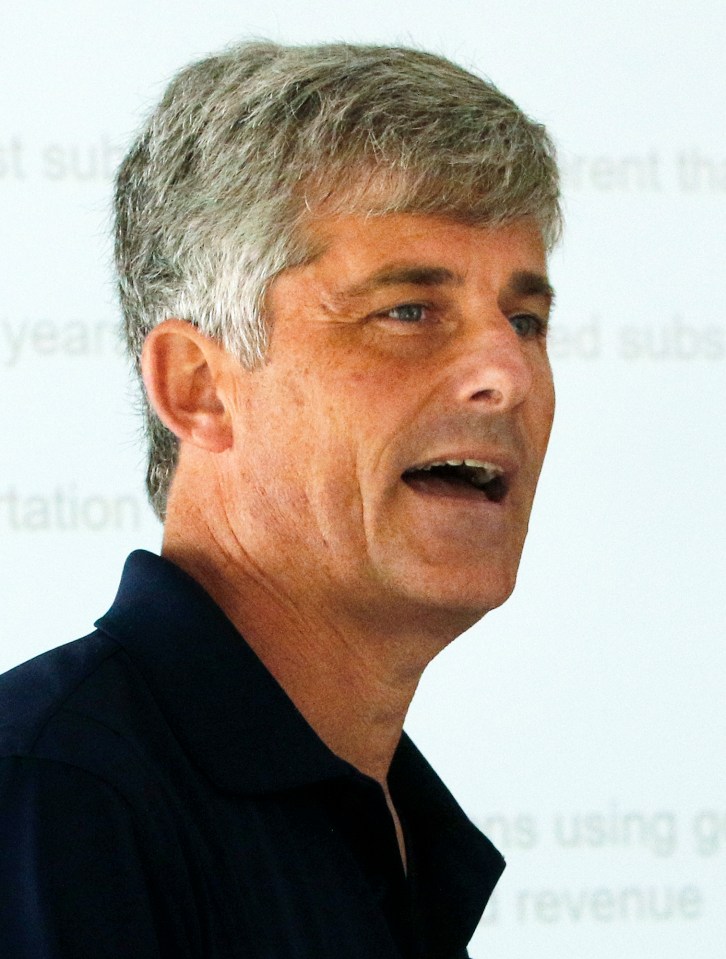 FILE - OceanGate CEO and co-founder Stockton Rush speaks during a presentation on findings after an undersea exploration of the SS Andrea Doria wreckage in the Atlantic Ocean near Nantucket, on June 13, 2016, in Boston. The missing submersible Titan imploded near the wreckage of the Titanic, killing all five people, Shahzada Dawood, Suleman Dawood, Paul-Henry Nargeolet, Stockton Rush, and Hamish Harding, the U.S. Coast Guard announced, Thursday, June 22, 2023. (AP Photo/Bill Sikes, File)