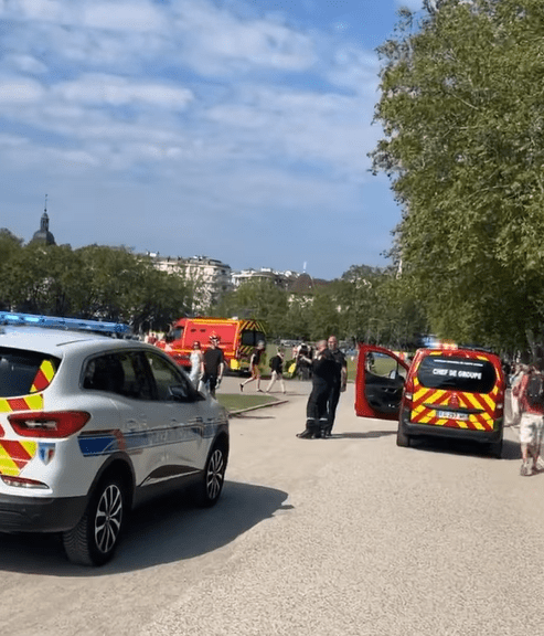 Eyewitnesses reported seeing a man approaching children at the playground