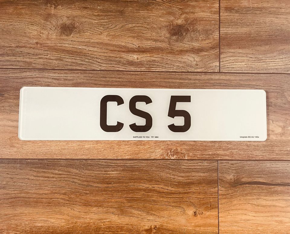 He started buying and selling custom number plates on eBay
