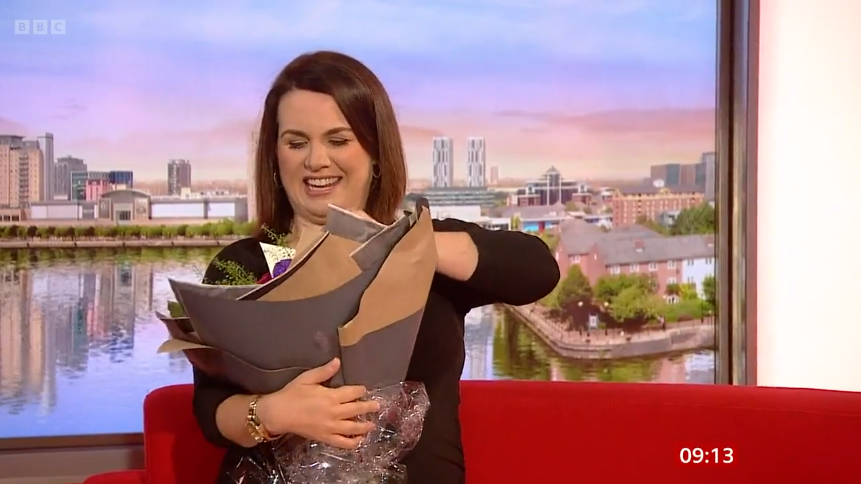 BBC Breakfast star Nina Warhurst has been flooded with support as she signed off for her maternity leave