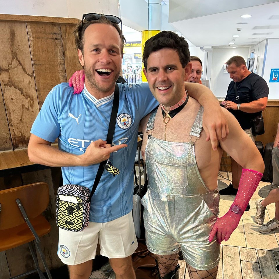 Olly became Jack Grealish, but his outfit was far from the most wild on the trip