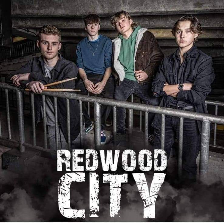 Oscar in his band Redwood City