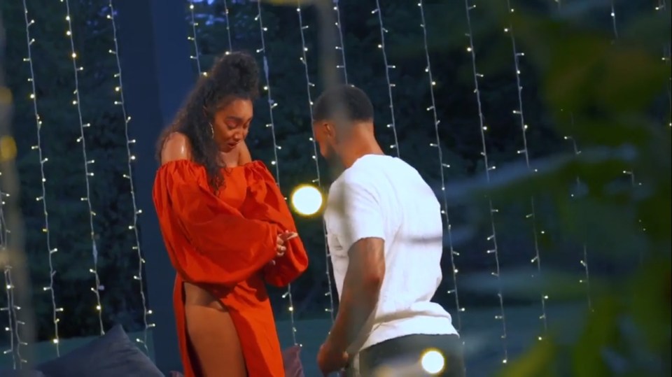 The couple got engaged in May 2020