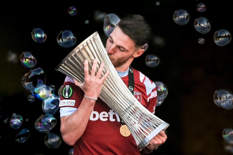 Declan Rice is set to leave West Ham this summer