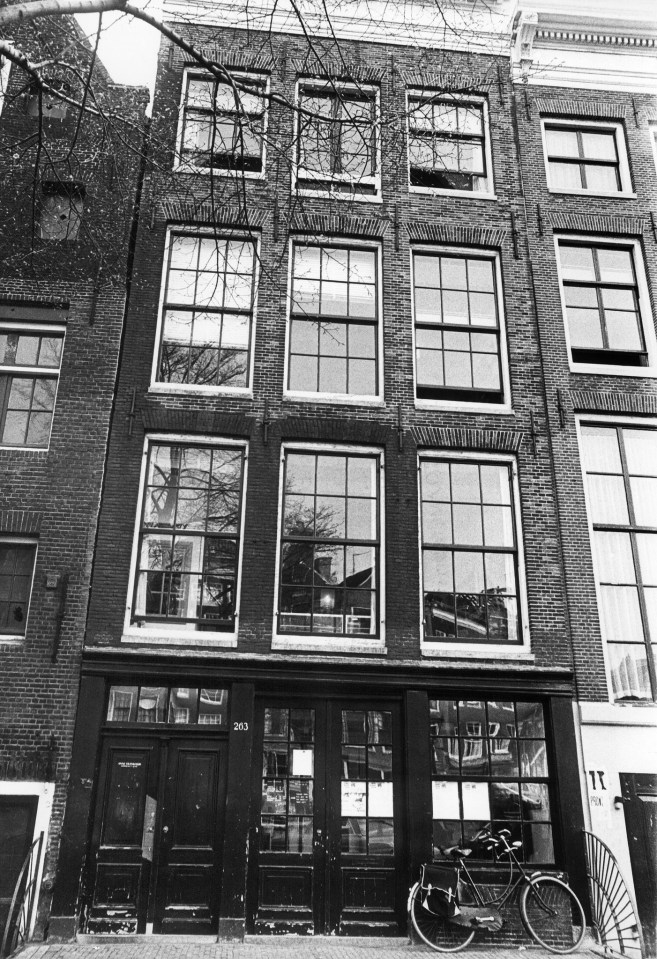 The house where Anne Frank and her family hid in to escape the Nazis