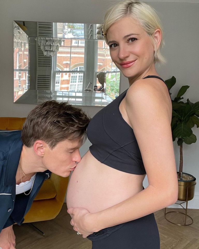 Pixie Lott announced she's expecting her first child with Oliver Cheshire yesterday
