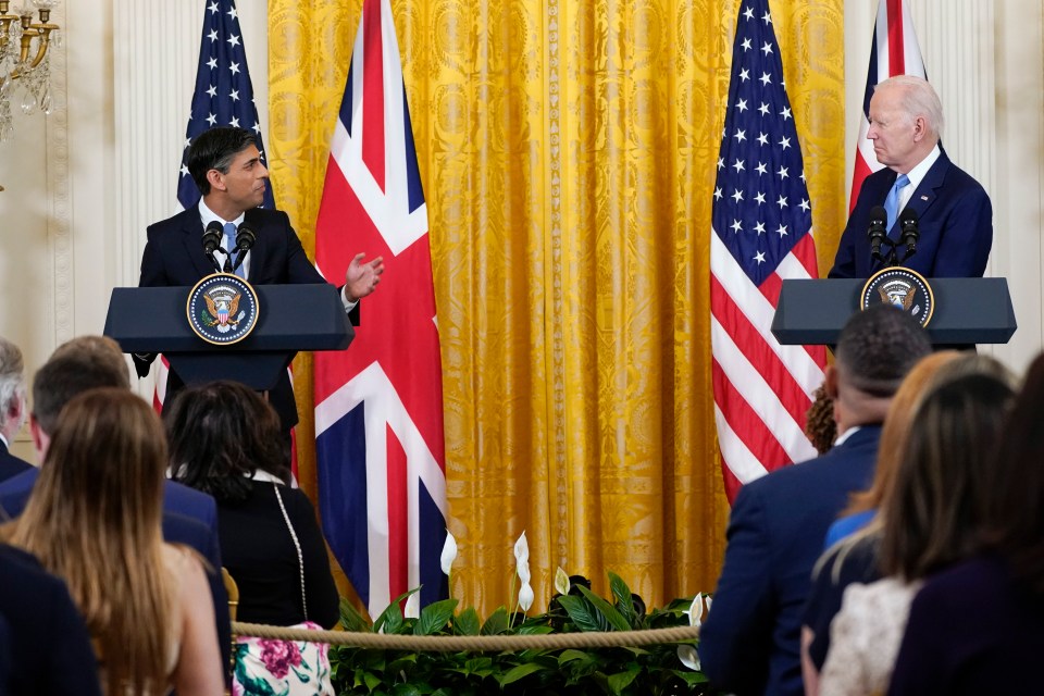Rishi Sunak and Joe Biden signed a new deal today