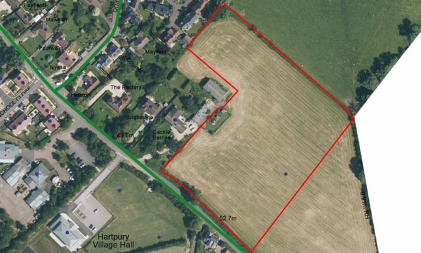 The developer, Centaur Homes Limited, was granted permission to build 26 homes on 4.1 acres of agricultural land