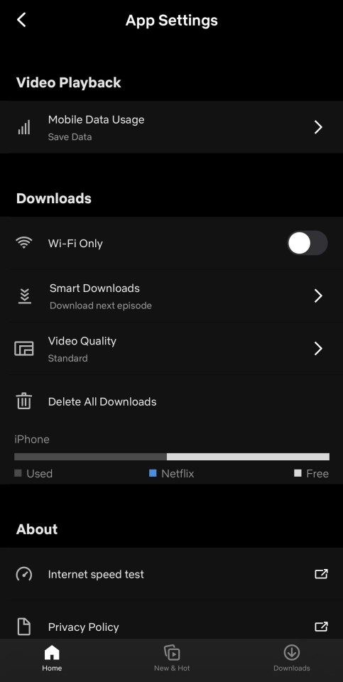 Change the settings to save data - and a potential bill shock