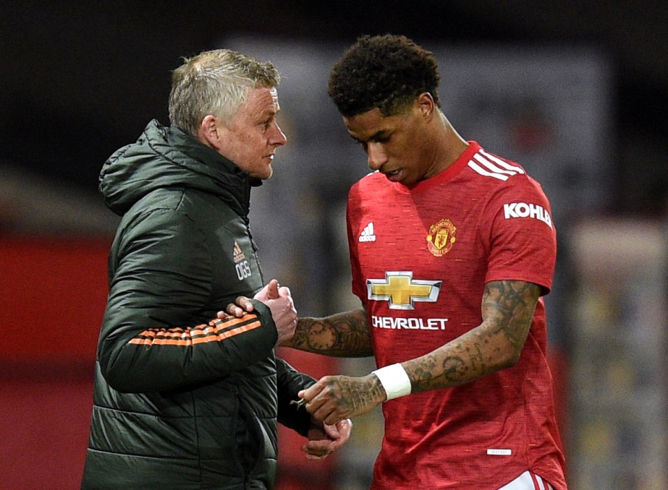 Rashford struggled under the likes of Ole Gunnar Solskjaer and was linked with an exit