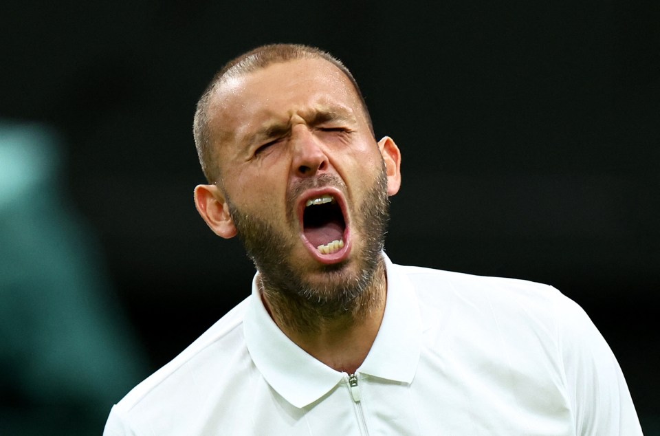 Dan Evans was fined £3,100 for swearing during his defeat to Quentin Halys