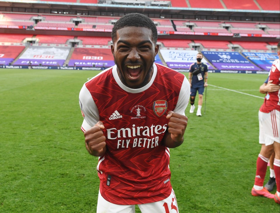 Maitland-Niles won an FA Cup during his time at Arsenal