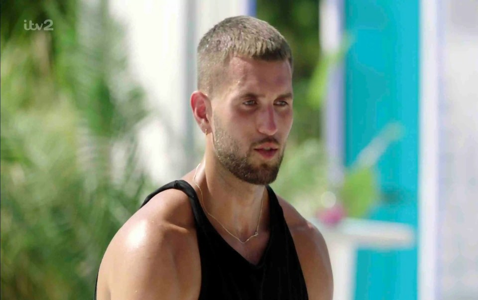 She's had another row with Zachariah Noble in the villa