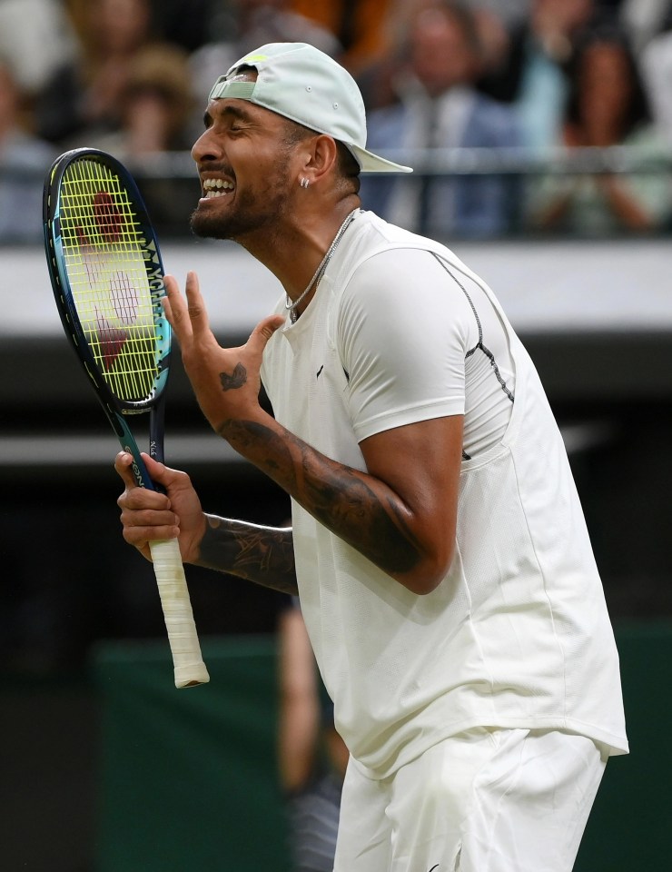 Nick Kyrgios got himself into all kinds of trouble during his run to the 2022 final