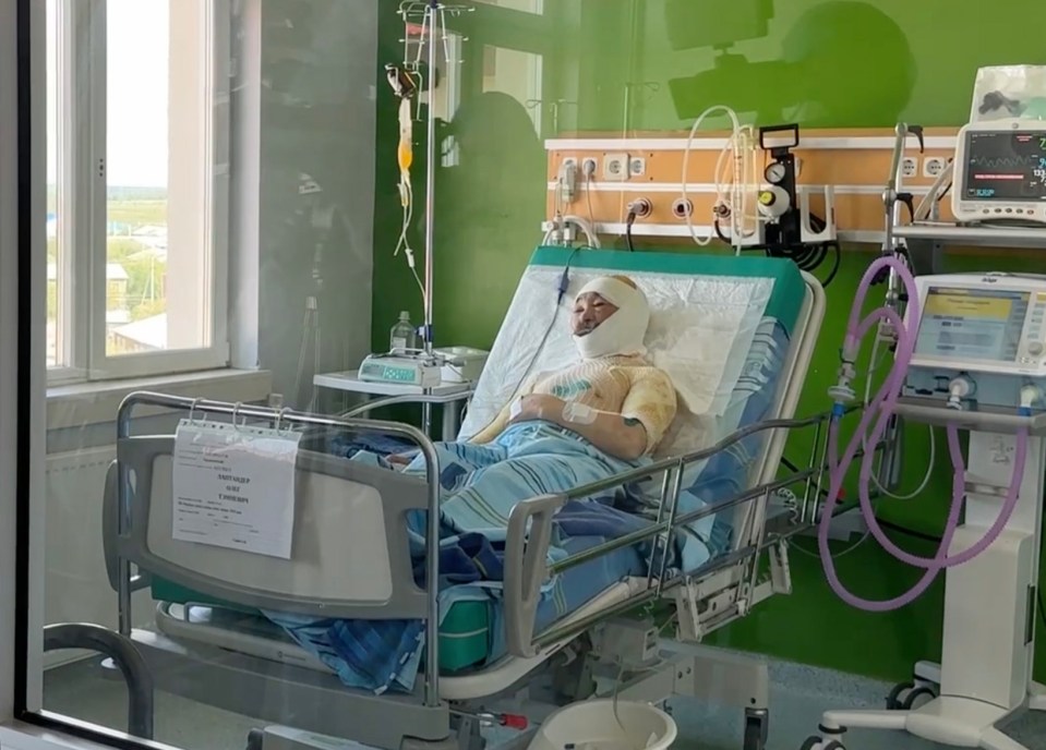 Oleg Laptander, 55, was savaged by a polar bear