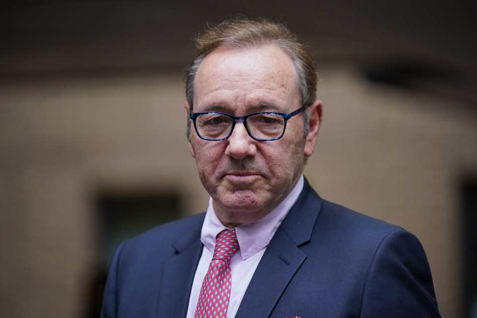 Actor Kevin Spacey outside Southwark Crown Court, London, after he was found not guilty of sexually assaulting four men following a trial. Picture date: Wednesday July 26, 2023. PA Photo. See PA story COURTS Spacey. Photo credit should read: Yui Mok/PA Wire