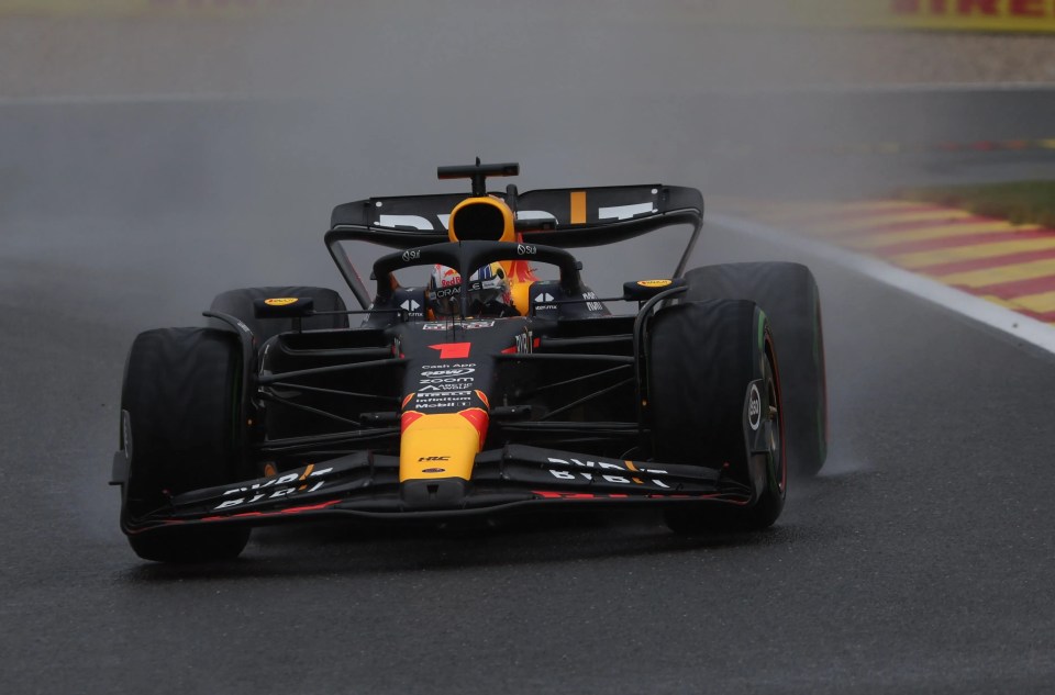Max Verstappen endured a disastrous second qualifying run at the Belgian Grand Prix