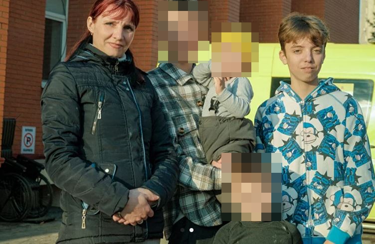 Vitaliy was reunited with his mum after spending six months in a Russian camp