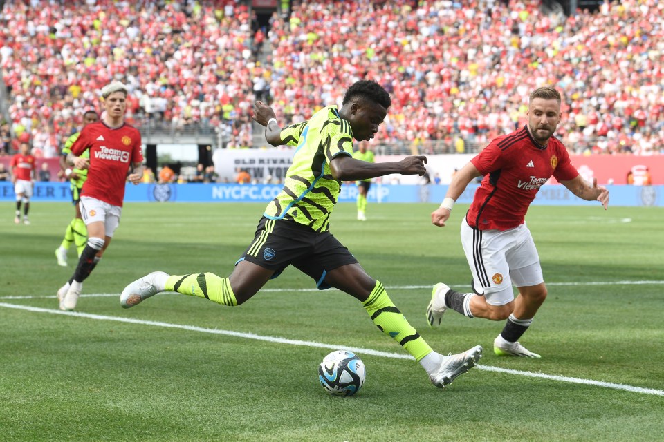 Arsenal lost 2-0 to Manchester United after a poor display in the US