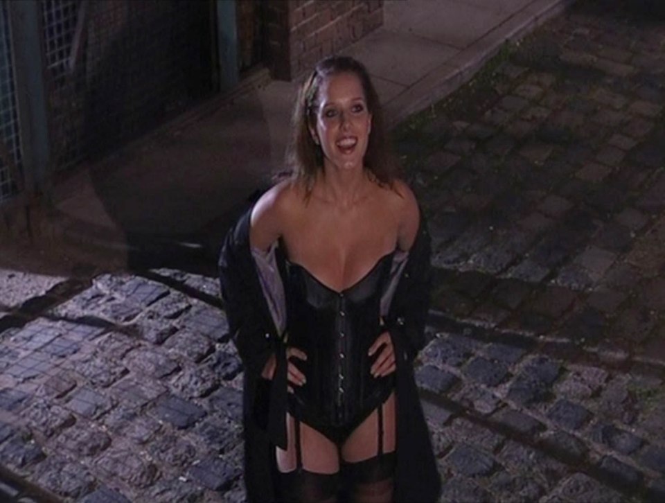 Helen Flanagan stripped down to a corset in Corrie