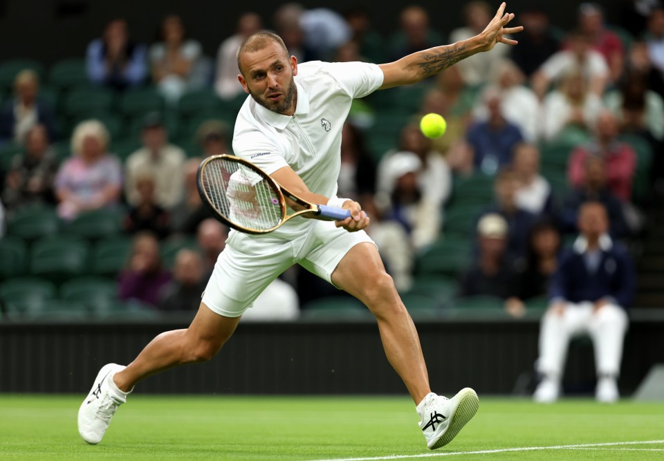 Evans resumed today already two sets down