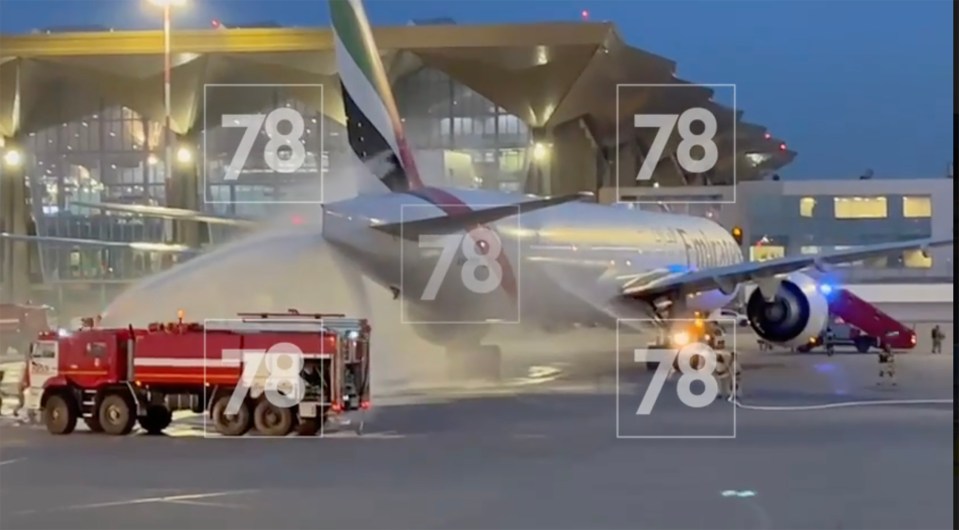 The plane was on the runway about to takeoff