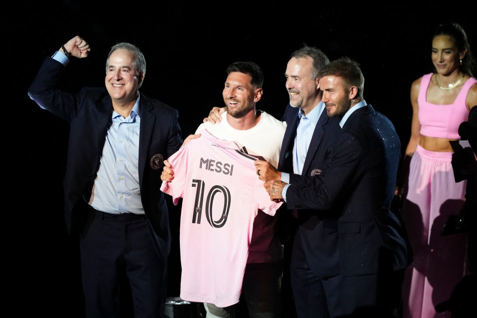 Beckham welcomed Messi to Inter Miami with an emotional speech