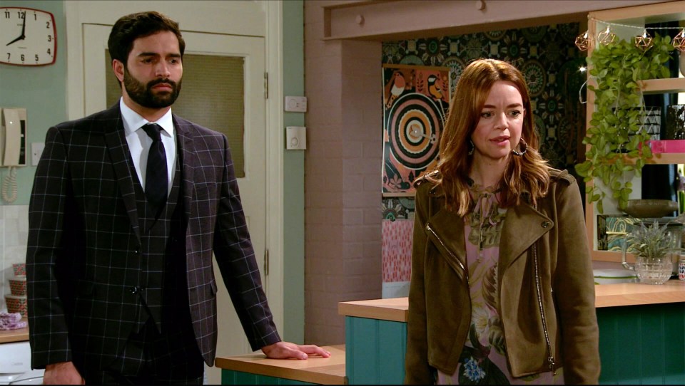 The pair were married on Coronation Street