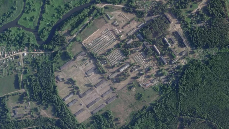 Satellite images show hundreds of tents just across the Belarus border and suspected of housing the convict troops of Yevgeny Prigozhin