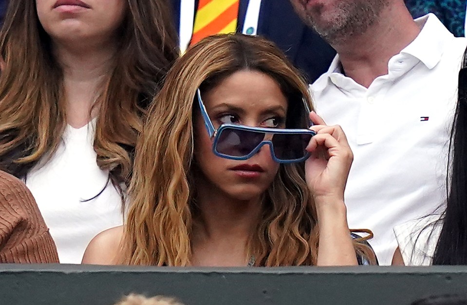 Shakira seemed distracted as she saw Carlos Alcaraz beat Daniil Medvedev