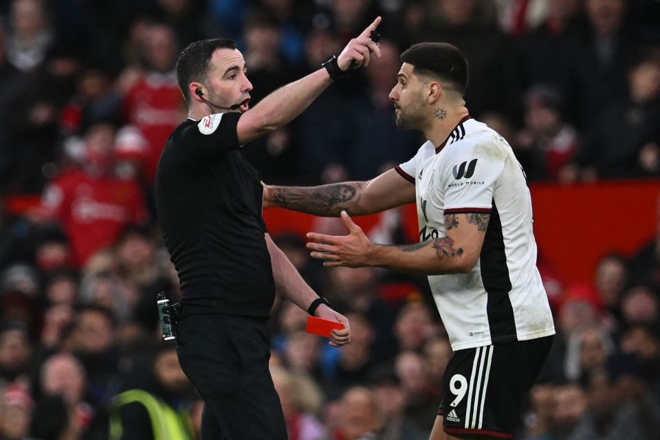 Aleksandar Mitrovic received an eight-game ban after his red card at Old Trafford