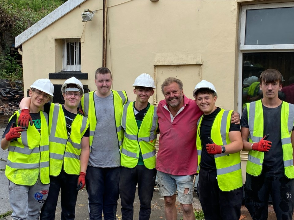 I am currently giving 15-to 17-year-olds a taste of the trades as I renovate the Hendrewen Hotel in the Rhondda Valley, South Wales