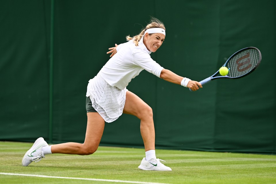 Victoria Azarenka took advantage of Wimbledon's rule relaxation regarding all-white