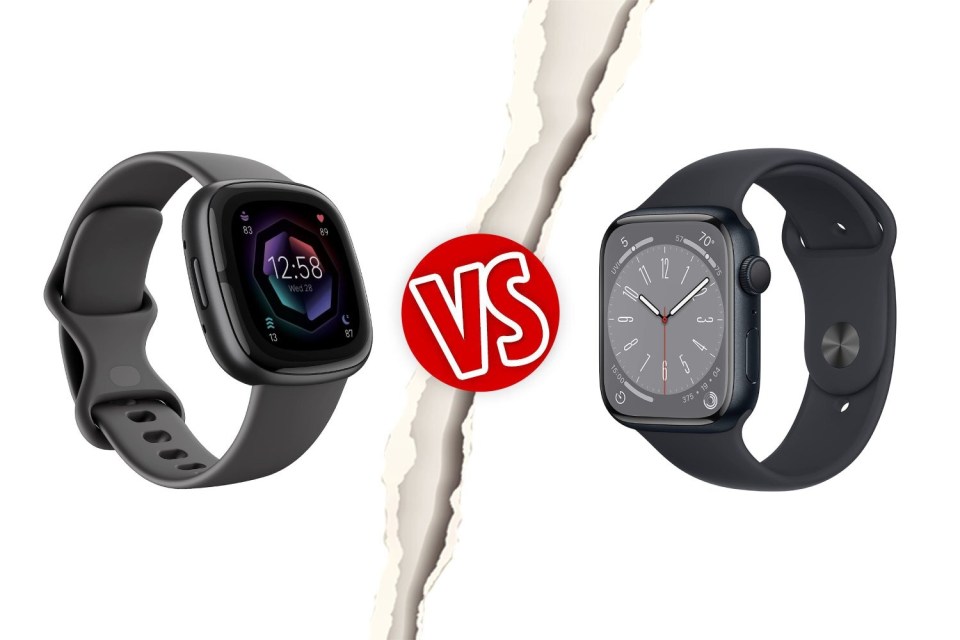 Comparison of Fitbit Sense and Apple Watch.