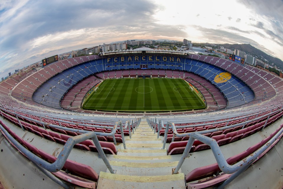 Fans have been left devastated at the footage of the demolished Nou Camp