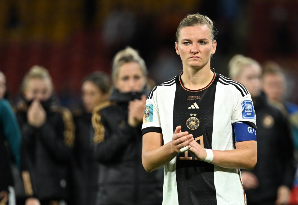Alexandra Popp was left gutted after Germany were surprisingly dumped out of the World Cup