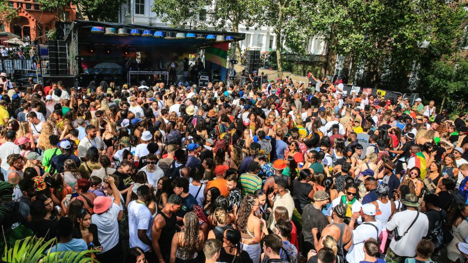 Hordes of people enjoyed the festivities over the weekend