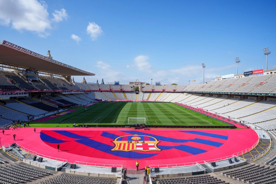 Barcelona's Olympic Stadium will host the LaLiga giants during the refurb