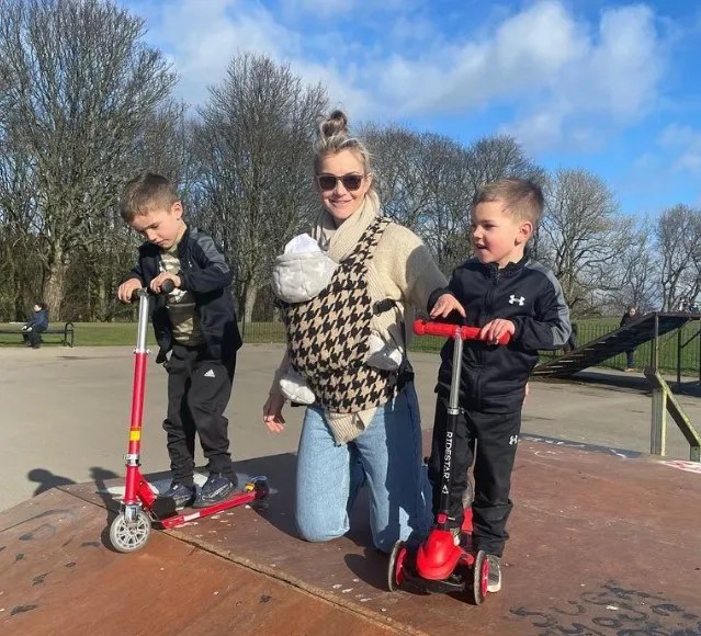 She said she needed to spend more time with her three children