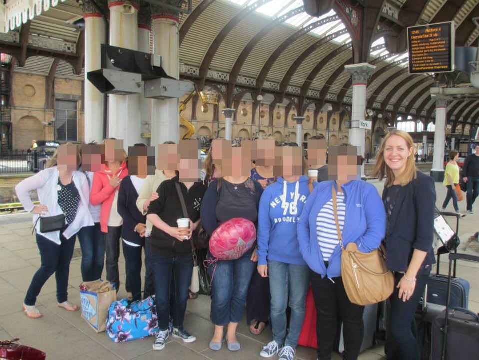 Lucy Letby = FOR USE AFTER TRIAL, , On day time pis Letby is far right and in the club she is 2nd from far right, , FROM HEN DO TO HORROR: LUCY Letby started her killing spree on her first shift back following a boozy weekend away celebrating a friends hen do.  The nurse, 33, had enjoyed two days in York before murdering a baby boy just 90 minutes after starting work. In exclusive pictures obtained by The Sun, she beamed for the camera alongside 16 pals - including some colleagues at The Countess of Chester Hospital, Cheshire - while on a bar crawl at Vodka Revolution. The group wore hen do badges and her friend - a fellow nurse - was draped in a white bride-to-be sash. Carrying pink balloons, they posed for pictures at York train station moments after arriving in the historic city and visited the picturesque Lendal Bridge. But after returning to work a day later on Monday June 8 2015, Letby murdered her first victim within just 90 minutes of starting her shift.  Baby A, who weighed 3lbs 12ozs when he was born 12 weeks early, died from an injection of air 24 hours after his premature birth., , Letby then attempted to murder his twin sister, known as Baby B, just 28 hours later. WITH PICS