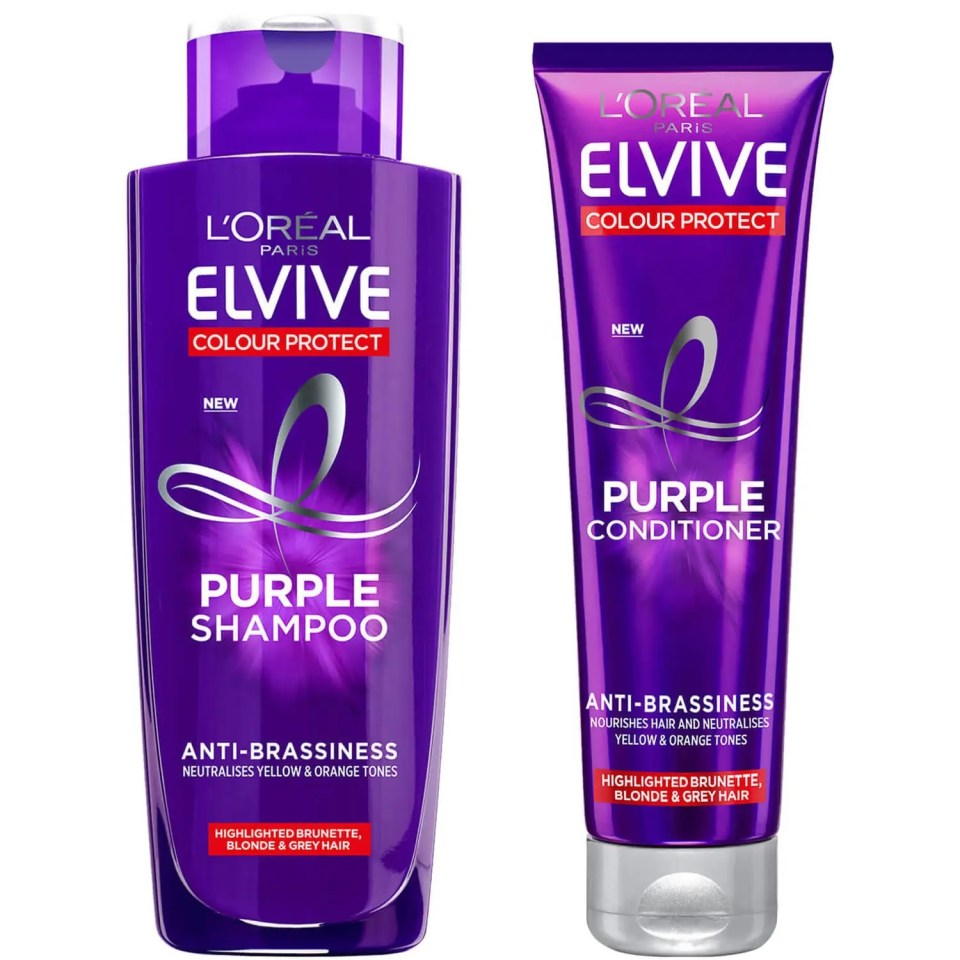 Treat your hair with L’Oreal Elvive’s purple shampoo and conditioner set, down to £5.99