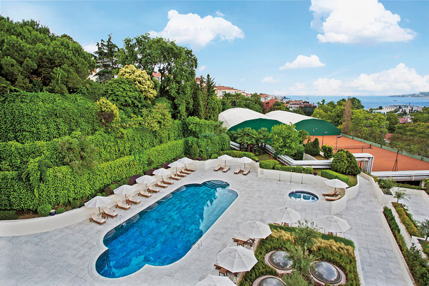 The Conrad Istanbul Bosphorus hotel has both a great view and a fabulous location