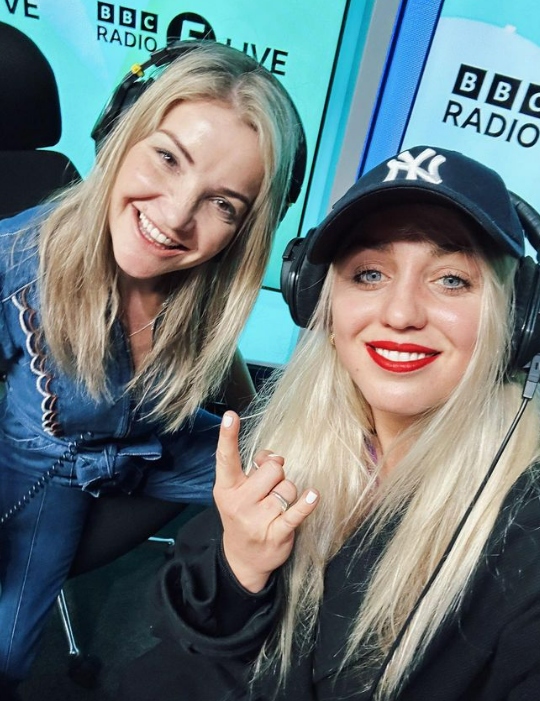 Helen, seen with Aimee Fuller, joined Radio 5 last year